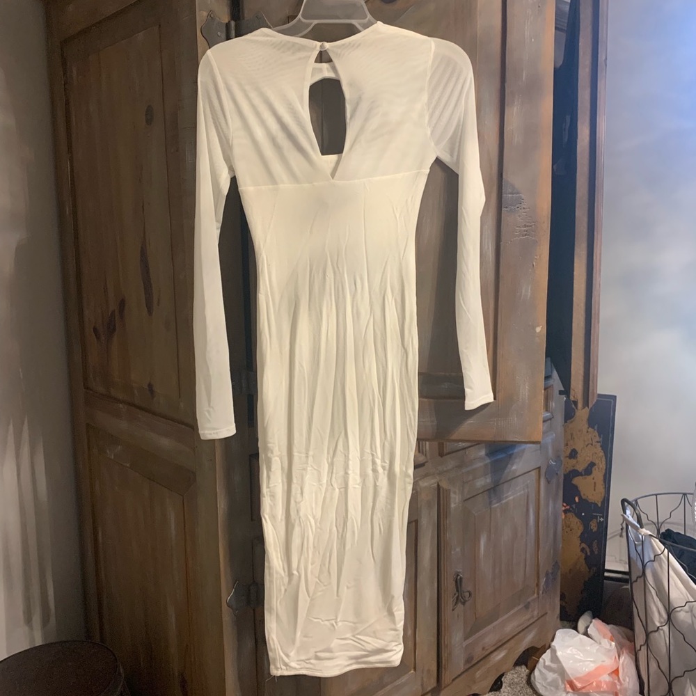 Never worn white naked wardrobe dress